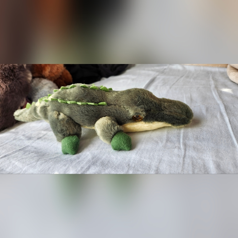 Green Alligator Plush Toy